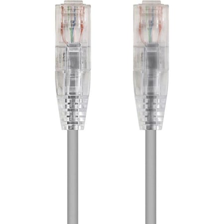 Slimrun Cat6 Utp Cable-2Ft Gray